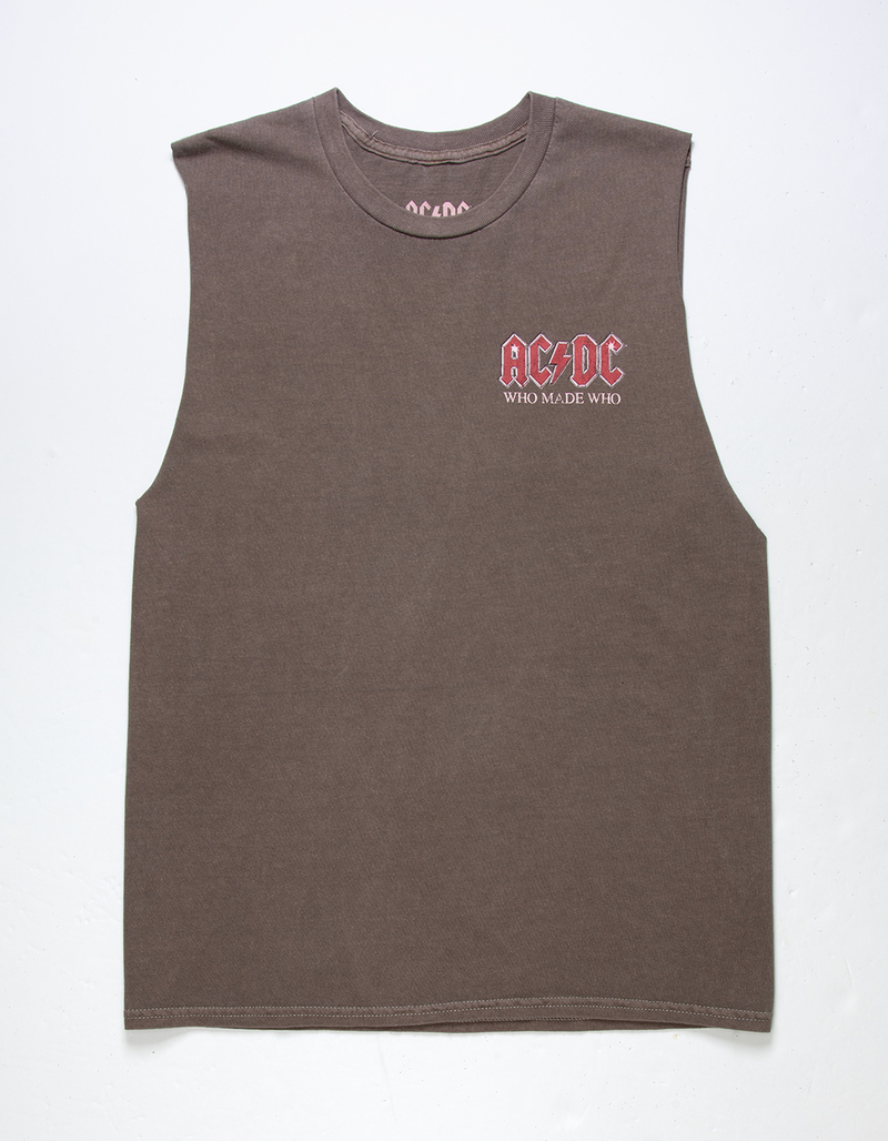 AC/DC Who Made Who Tour Mens Muscle Tee image number 1