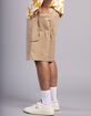 RSQ Mens Utility Canvas Shorts image number 5