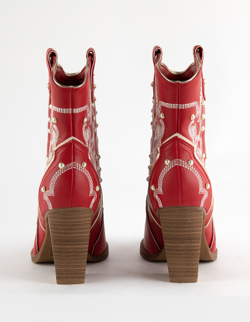 MIA Wendi Womens Western Short Boots image number 3