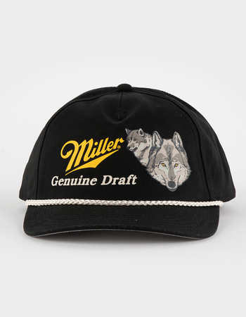 AMERICAN NEDDLE Miller Genuine Draft Canvas Cappy Mens Snapback Hat