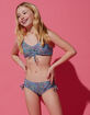 FULL TILT Cinch Bralette Girls Bikini Set image number 1