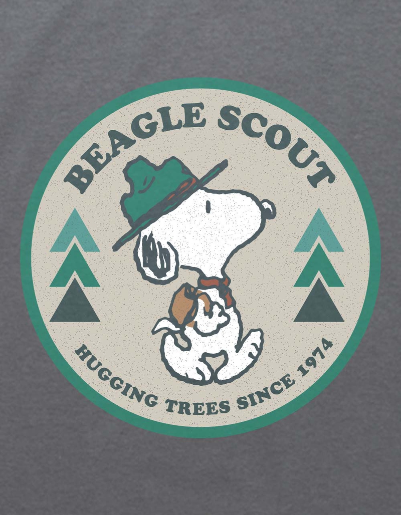 PEANUTS Beagle Scout Snoopy Tree Patch Unisex Kids Tee image number 1