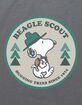 PEANUTS Beagle Scout Snoopy Tree Patch Unisex Kids Tee image number 2