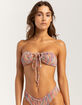 HURLEY Space Dyed Textured Bandeau Bikini Top image number 1