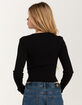 LOVE TREE Womens V-Neck Sweater image number 4