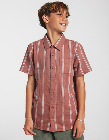 RSQ Boys Stripe Button Up Shirt Primary Image