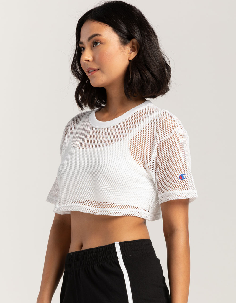 CHAMPION Mesh Cropped Womens Tee image number 2