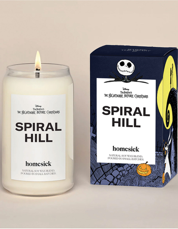HOMESICK Nightmare Before Christmas Spiral Hill Candle