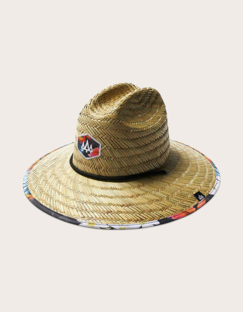 HEMLOCK HAT CO. Koa Big Kids Straw Lifeguard Hat image number 0