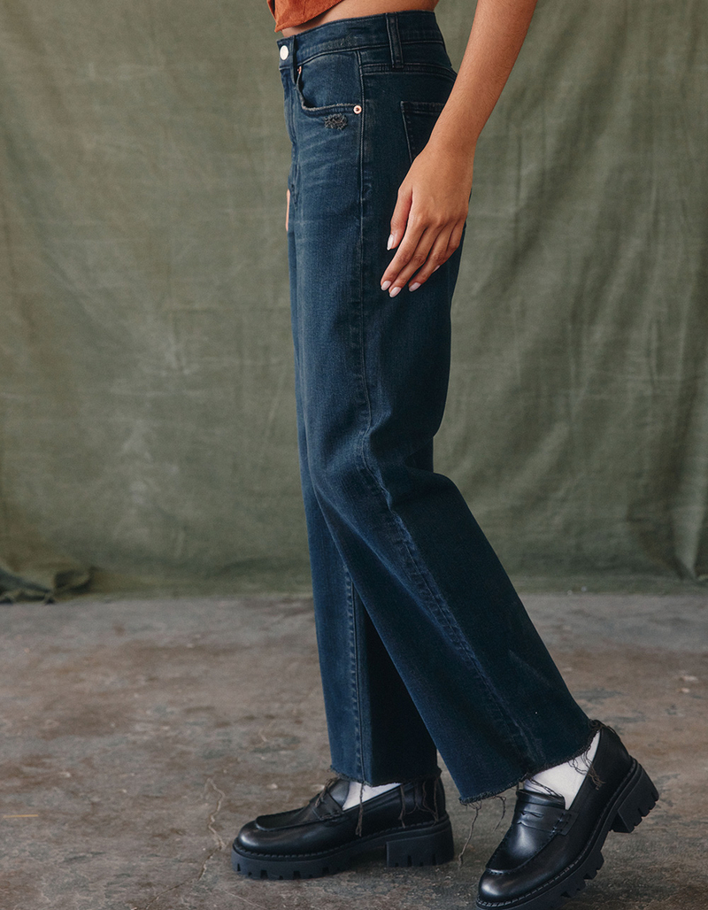 DAZE Pleaser Womens Wide Leg Jeans image number 2