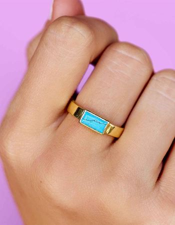 PURA VIDA Tulum Turquoise Ring Alternative Image