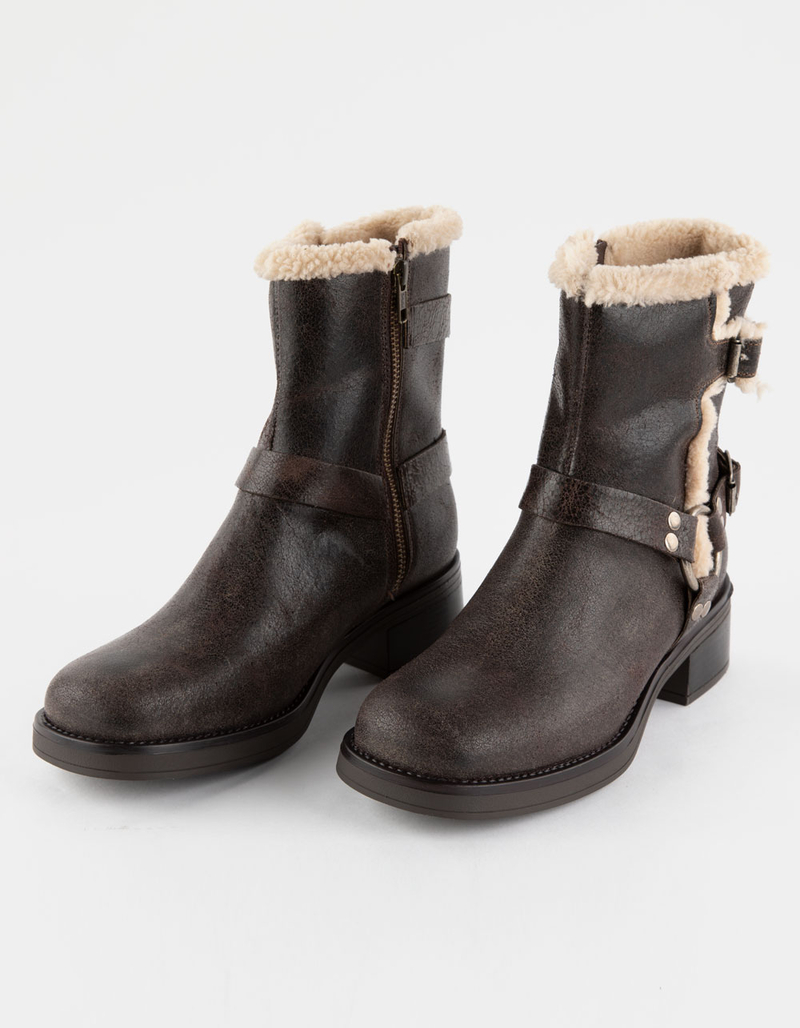STEVE MADDEN Brixton Ankle Moto Womens Boots image number 0