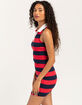RSQ Womens Polo Stripe Bodycon Dress image number 3