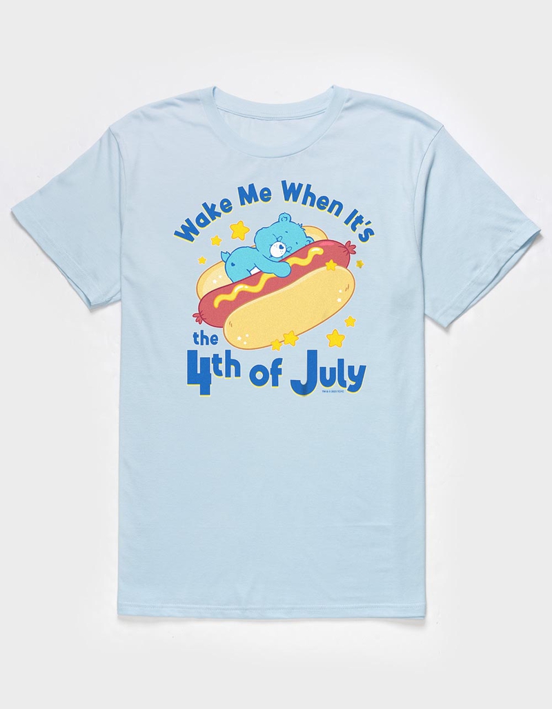 CARE BEARS Wake Me 4th Of July Unisex Tee image number 0
