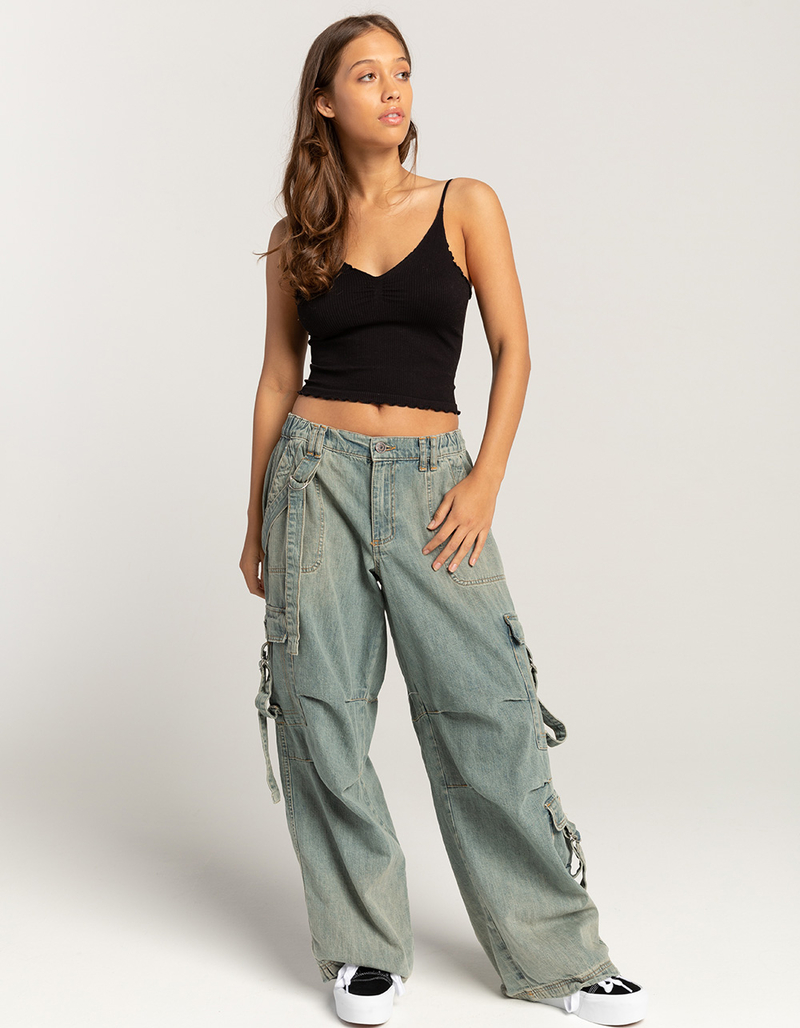 BDG Urban Outfitters Strappy Womens Cargo Jeans image number 0