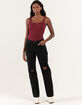 RSQ Womens High Rise Straight Leg Jeans image number 6