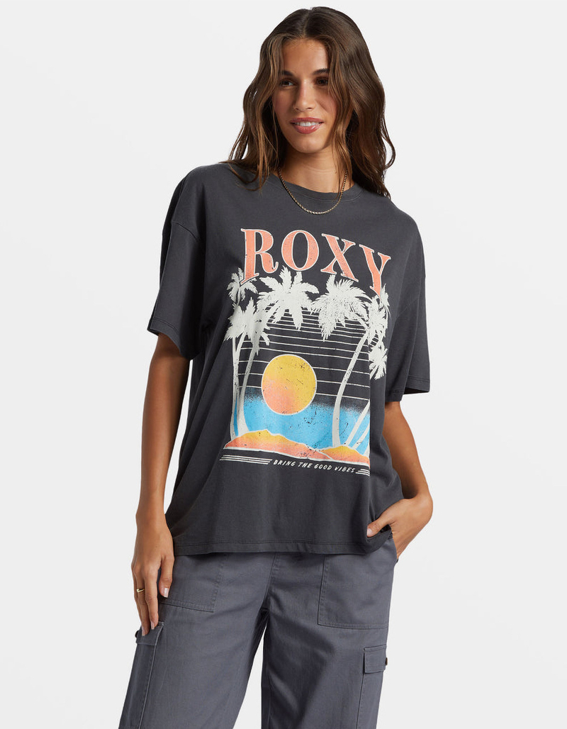 ROXY Bring The Good Vibes Womens Oversized Tee image number 0