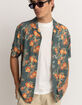 RHYTHM Tropical Paisley Mens Button Up Shirt image number 2