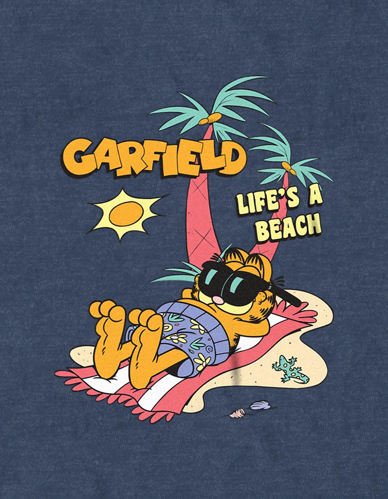GARFIELD Life's A Beach Unisex Tee image number 1