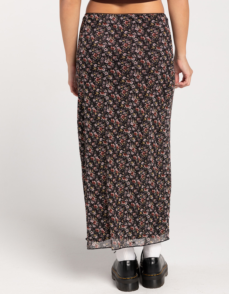 RSQ Womens Low Rise Mesh Maxi Skirt image number 3