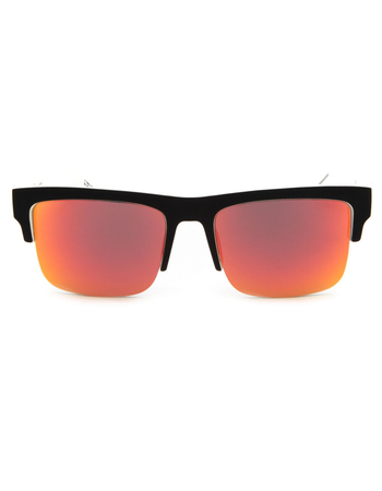 SPY Discord 5050 Red Spectra Mirror Sunglasses