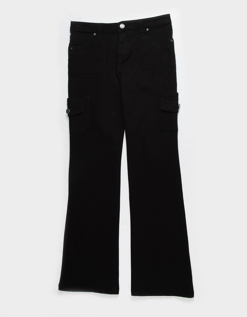 RSQ Girls Low Rise Cargo Flare Pants image number 0