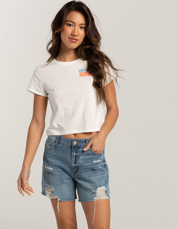 HURLEY The Weekend Womens Denim Shorts Primary Image