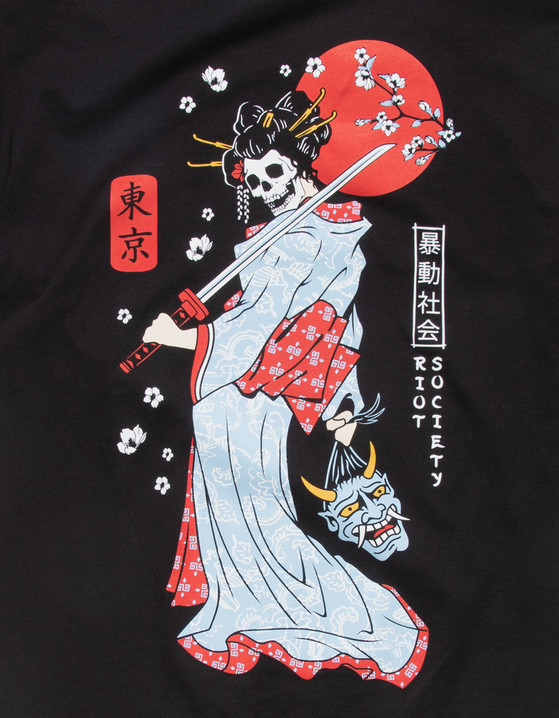 RIOT SOCIETY Geisha Swords Mens Tee image number 4