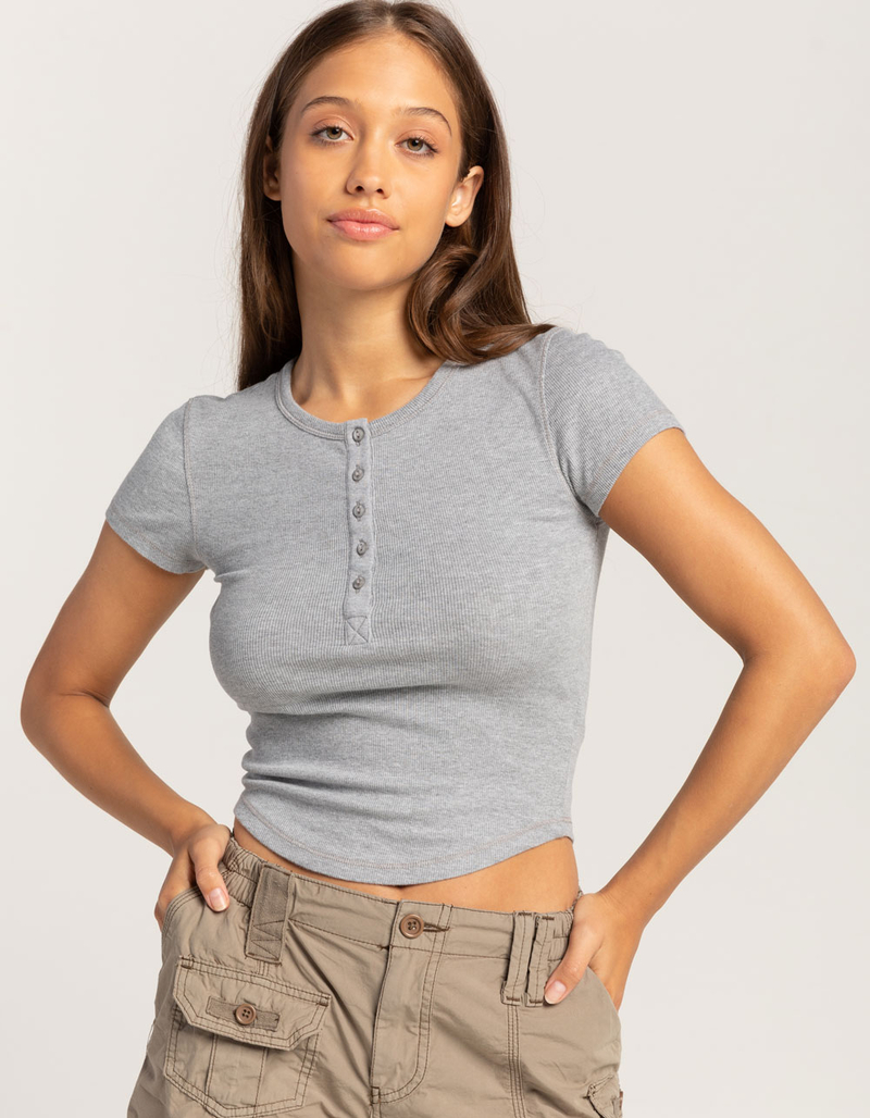 BDG Urban Outfitters Womens Baby Henley image number 0