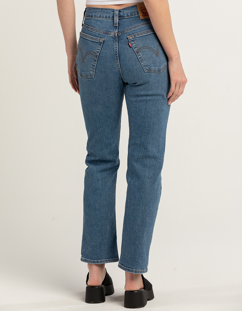 LEVI'S Wedgie Straight Womens Jeans - Summer Love In The Mist image number 3