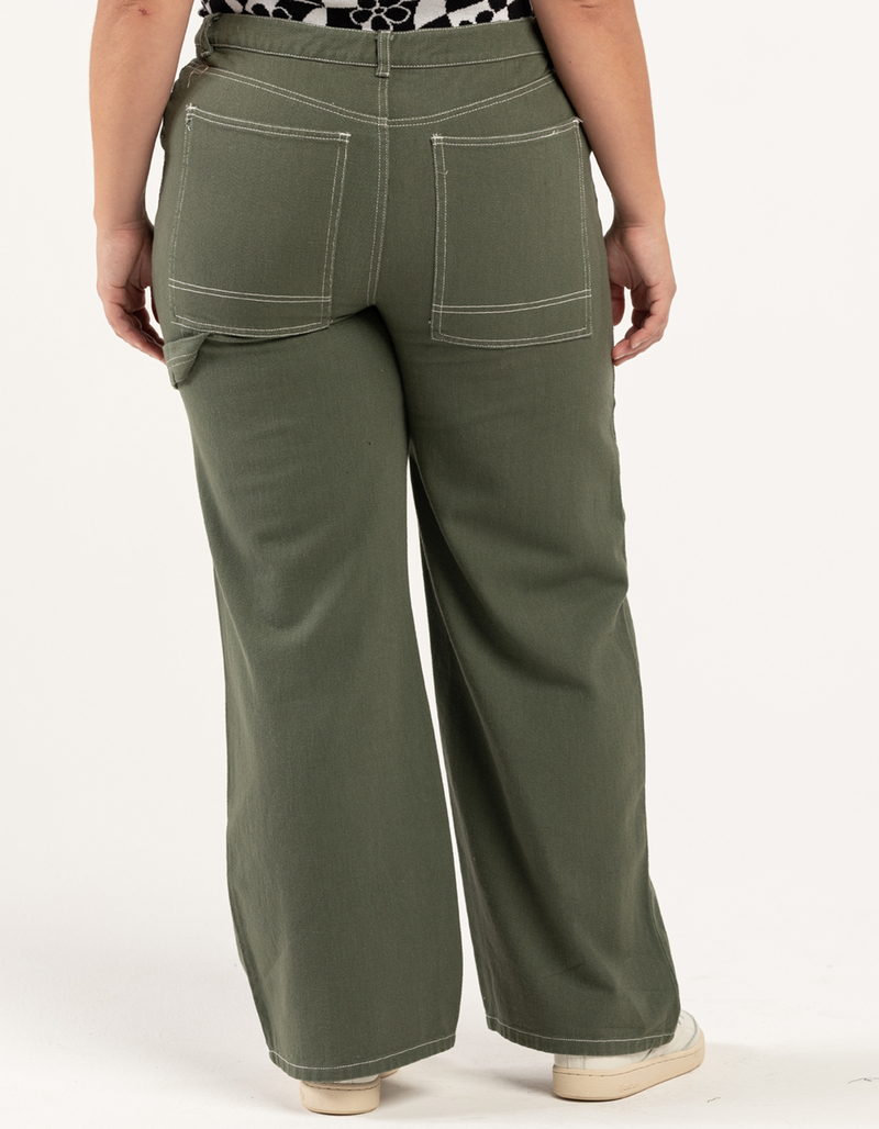 RSQ Womens High Rise Relax Carpenter Pants image number 7