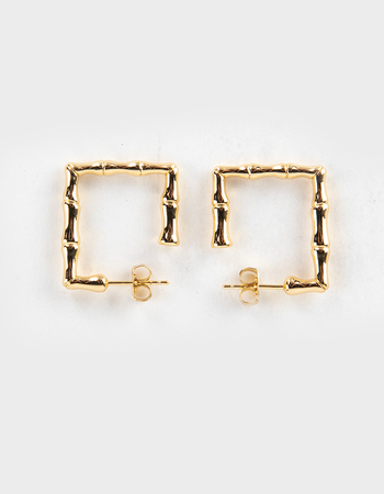 DO EVERYTHING IN LOVE 14K Gold Dipped Post Earrings