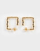 DO EVERYTHING IN LOVE 14K Gold Dipped Post Earrings image number 2