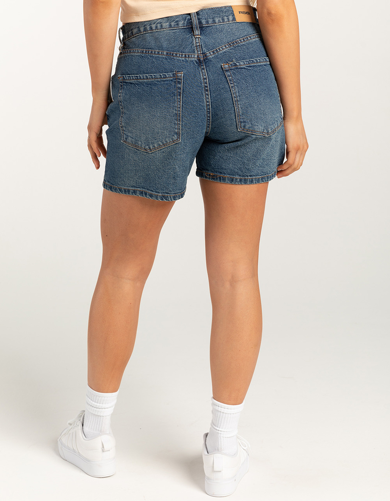 RSQ Womens High Rise Midi Shorts image number 3