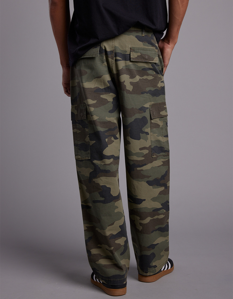 RSQ Mens Loose Cargo Ripstop Pants image number 3