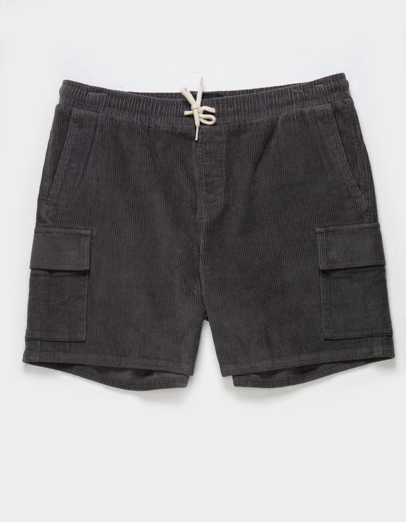 RSQ Mens Cord Cargo Pull On Shorts image number 0