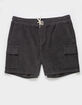 RSQ Mens Cord Cargo Pull On Shorts image number 1