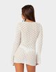 EDIKTED Brie Cut Out Crochet Mini Dress image number 5