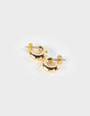 DO EVERYTHING IN LOVE 14K Gold Dipped Post Hoop Earrings image number 1