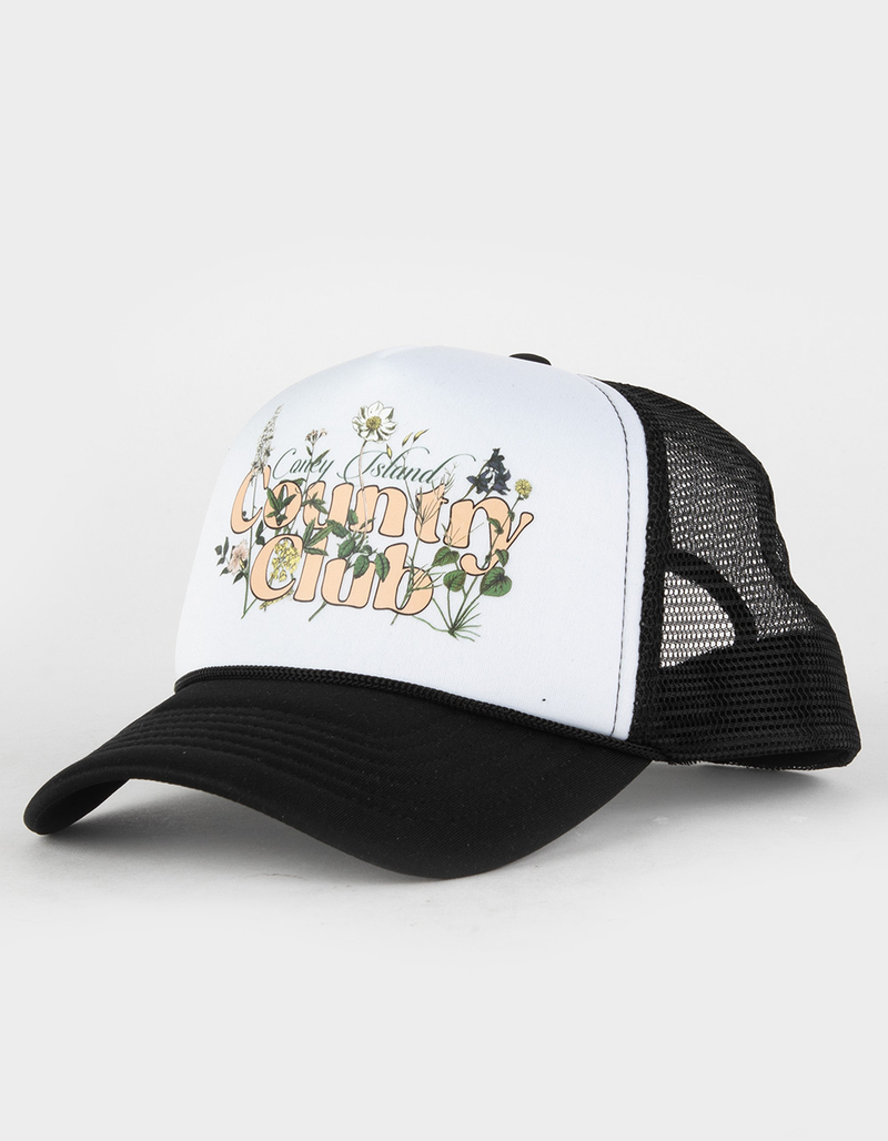 CONEY ISLAND PICNIC Country Club Womens Trucker Hat image number 1