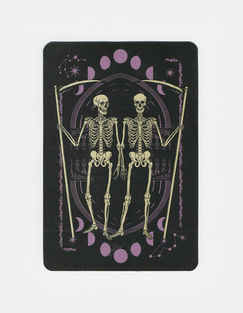 Skeleton Tarot Moons Sticker
