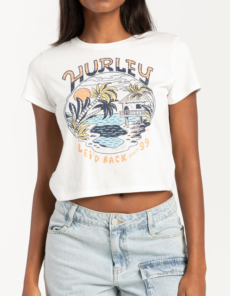 HURLEY Lei'd Back Womens Baby Tee image number 3
