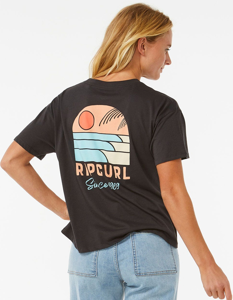RIP CURL Line Up Womens Relaxed Tee image number 0