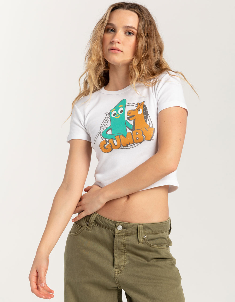 GUMBY Womens Baby Tee image number 0