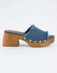ROCK & CANDY Noelia Womens Platform Slide Sandals image number 2