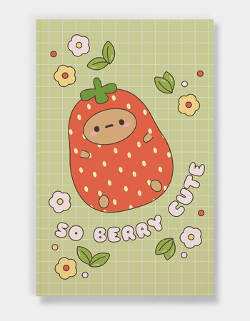 SMOKO Tayto Strawberry Layflat Notebook