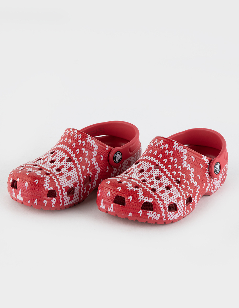 CROCS Classic Holiday Sweater Girls Clogs image number 0