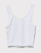 RSQ Womens Pointelle Baby Tank image number 7
