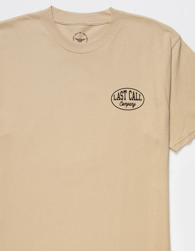 LAST CALL CO. Beer Never Mens Tee image number 2