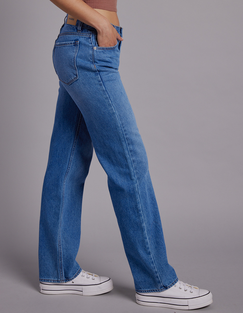 RSQ Womens Low Rise Straight Leg Jeans image number 2